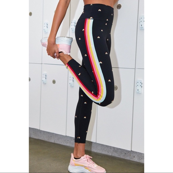 Spiritual Gangster Pants - NWT 🌈 🌈 SG mini rainbow high waist legging 🌈 🌈